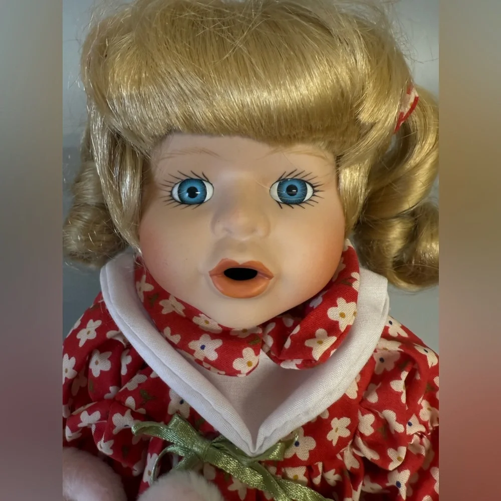 New with box Vintage Soft Expressions Porcelain Doll
